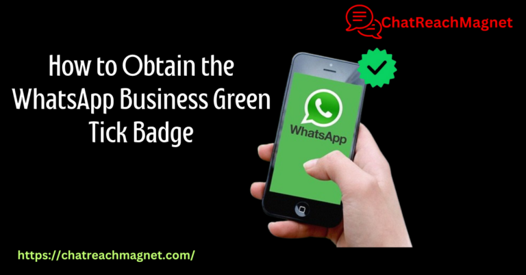 How to WhatsApp Business Green Tick Bagde