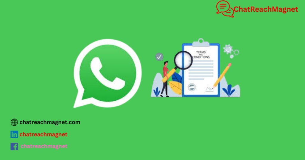 Whatsapp Terms and Condition as a Marketer