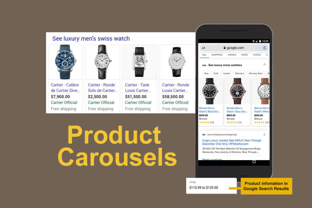 Product Carousels
