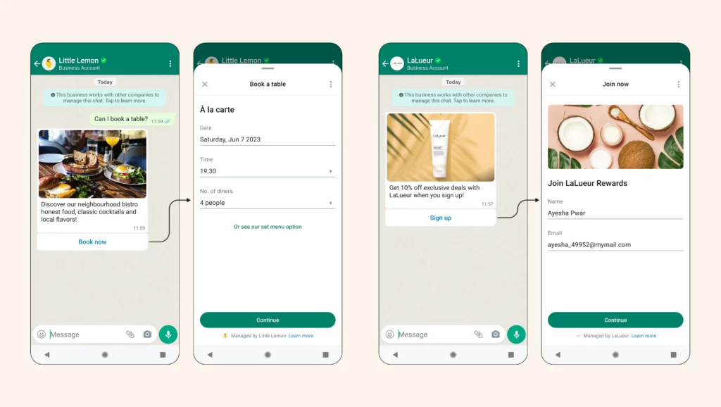 What is WhatsApp Forms