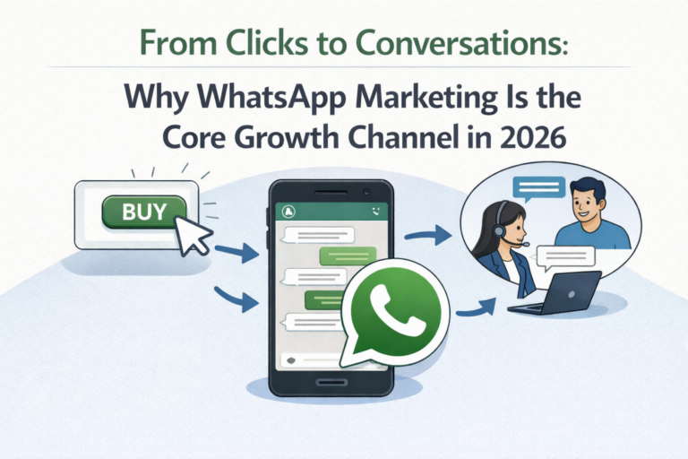 From Clicks to Conversations: Why WhatsApp Marketing Is the Core Growth Channel in 2026